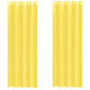 Vidaxl rideaux voile avec œillets 2 pcs jaune