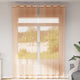 Vidaxl rideaux voile avec œillets 2 pcs terre cuite