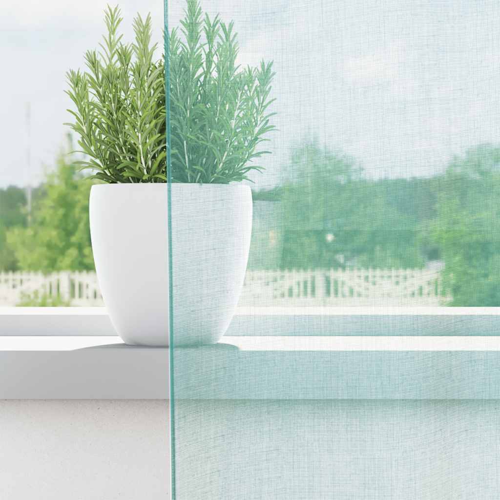 Vidaxl rideaux voile avec œillets 2 pcs turquoise