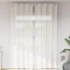 Vidaxl rideaux voile avec œillets 2 pcs blanc