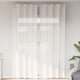 Vidaxl rideaux voile avec œillets 2 pcs blanc