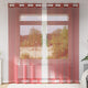 Vidaxx rideaux voile avec œillets 2 pcs bordeaux