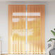 Vidaxl rideaux voile avec passe-tringles 2 pcs orange