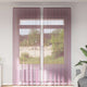 Vidaxl rideaux voile avec passe-tringles 2 pcs violet