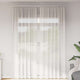 Vidaxl rideaux voile avec passe-tringles 2 pcs blanc