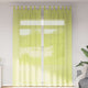 VidaXL rideaux voile avec rebord 2 pcs vert pomme