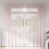 Vidaxx rideaux voile avec passants 2 pcs 140x245 cm rose clair