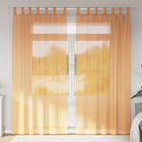 Vidaxx rideaux avec passants 2 pcs 140x245 cm orange - afbeelding 1