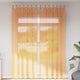Vidaxx rideaux voile avec passants 2 pcs 140x260 cm orange
