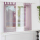 Vidaxx rideaux avec passants 2 pcs violet 140x140 cm
