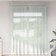 Vidaxx rideaux voile avec passants 2 pcs 140x260 cm gris clair