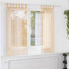 Vidaxx rideaux avec passants 2 pcs sable 140x175 cm sable
