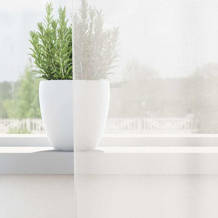 Vidaxx rideaux voilages avec passants 2 pcs 140x225 cm blanc