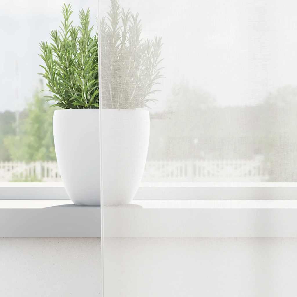 Vidaxx rideaux avec passants 2 pcs 140x245 cm blanc