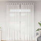 Vidaxx rideaux avec passants 2 pcs 140x260 cm blanc