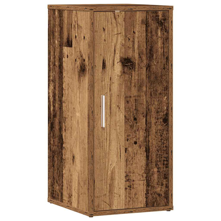 Armoire à chaussures vidaxl 32x35x70 cm bois transformé vieux bois -colored