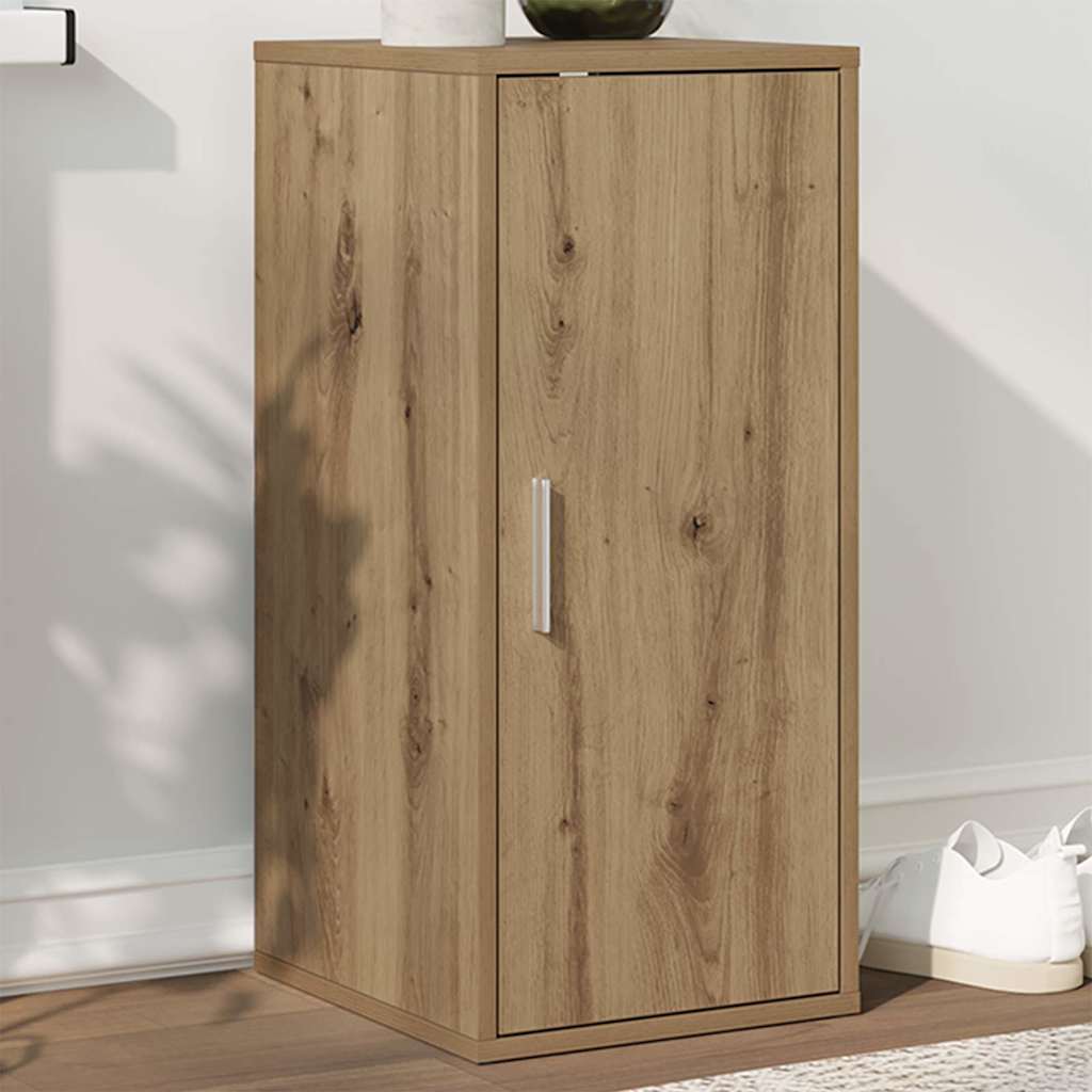 Armoire à chaussures Vidaxl 32x35x70 cm Couleur de chêne artisanal en bois transformé