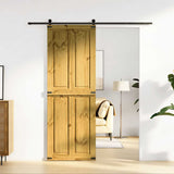 Vidaxl Sliding Door Corona 70x210 cm Pine solide - afbeelding 1