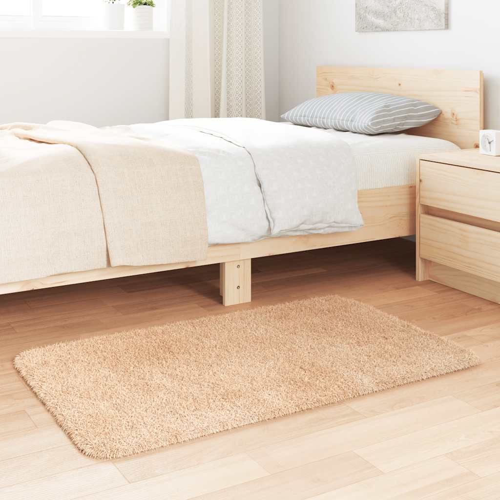 Vidaxx tapis à poils longs navarra 60x100 cm polyester beige