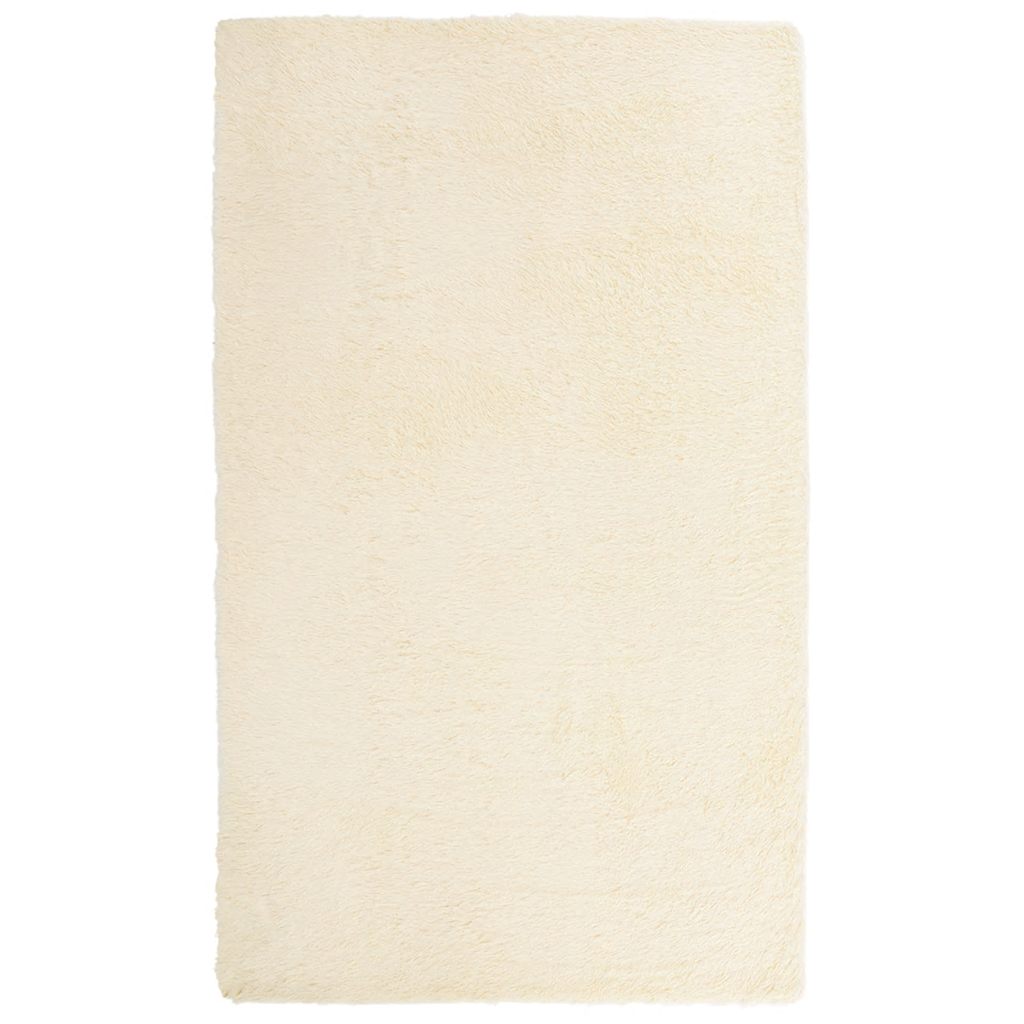Vidaxx tapis à poils longs navarra 60x100 cm polyester couleur crème