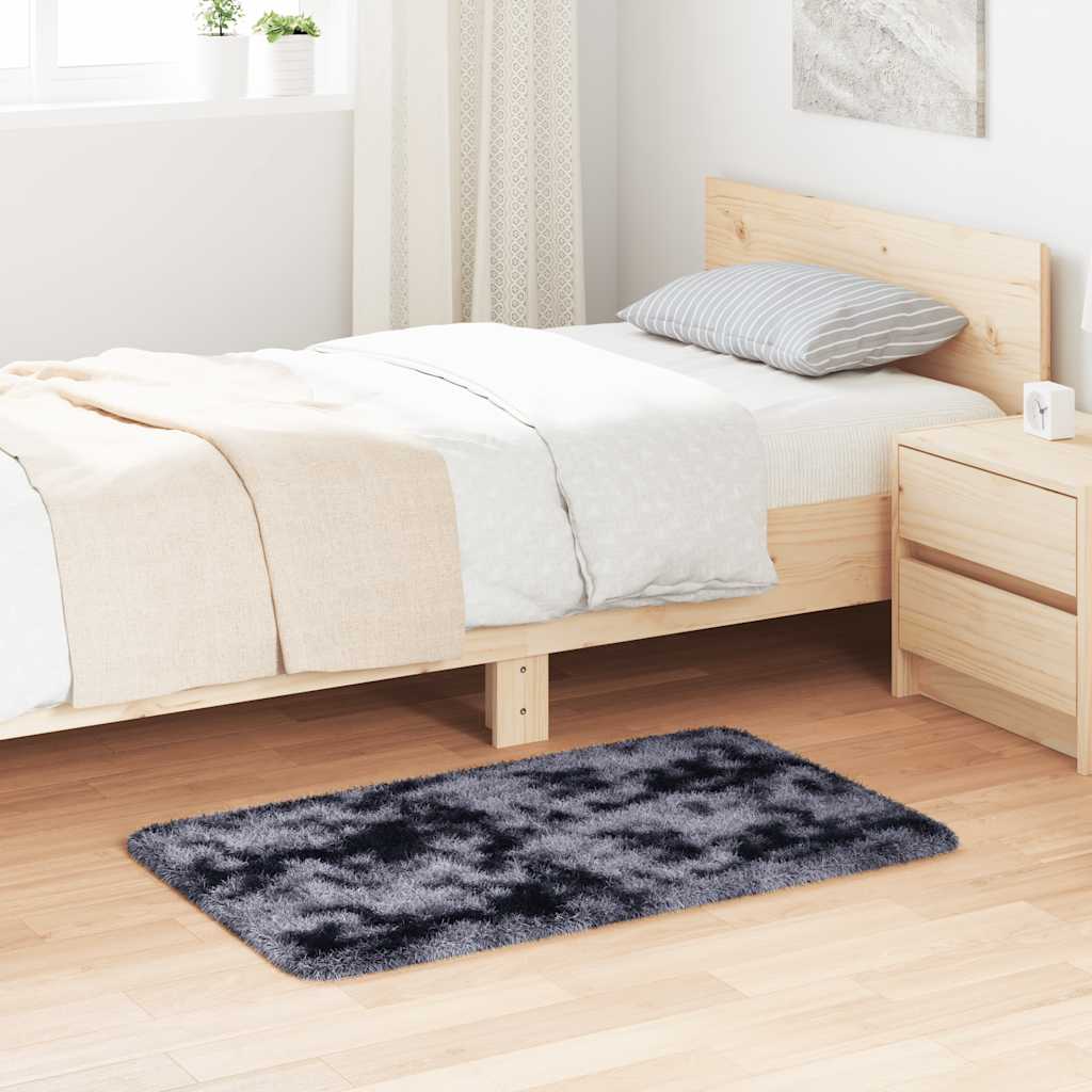 Vidaxx tapis à poils longs navarra 60x100 cm polyester gris foncé