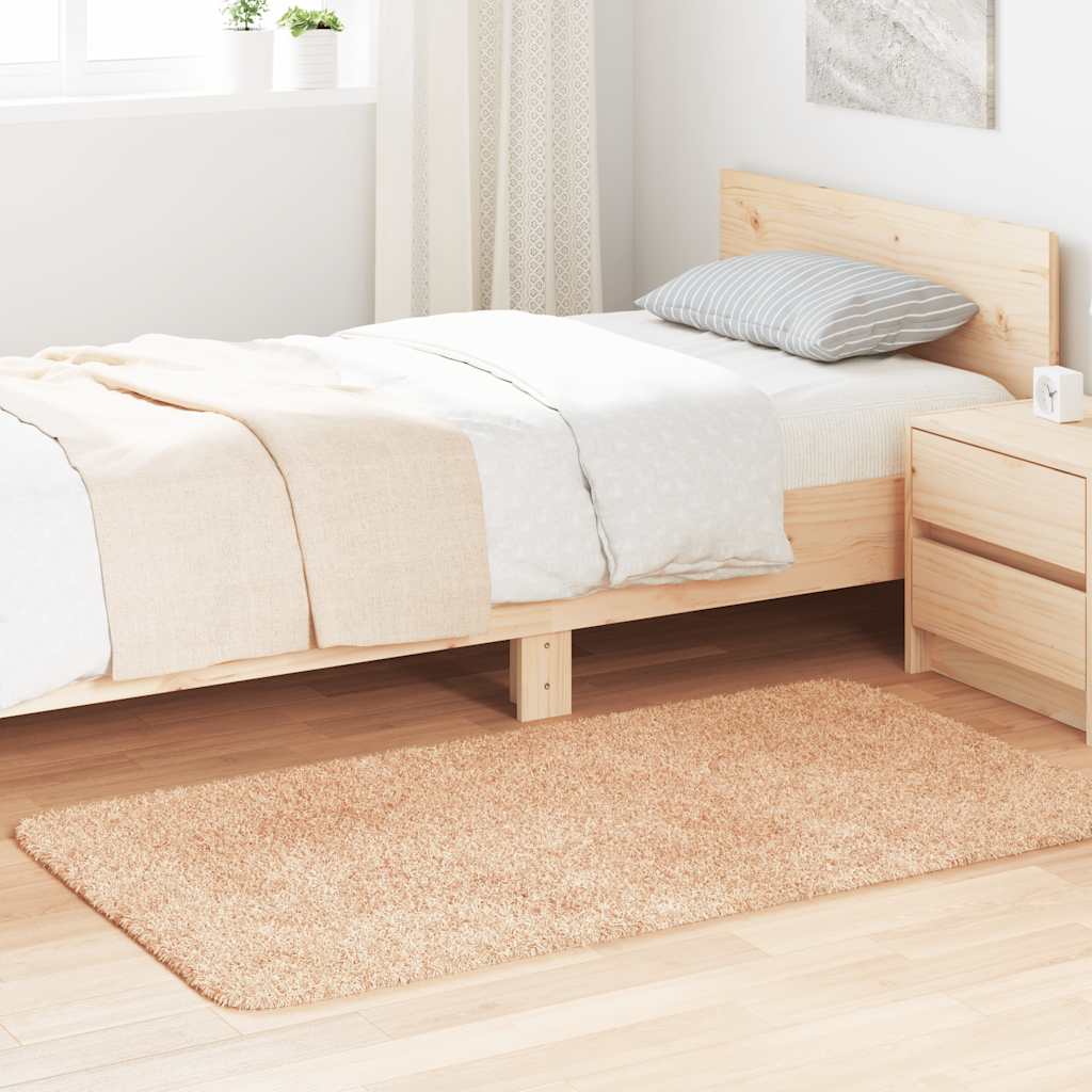Vidaxx tapis à poils longs navarra 80x150 cm polyester beige
