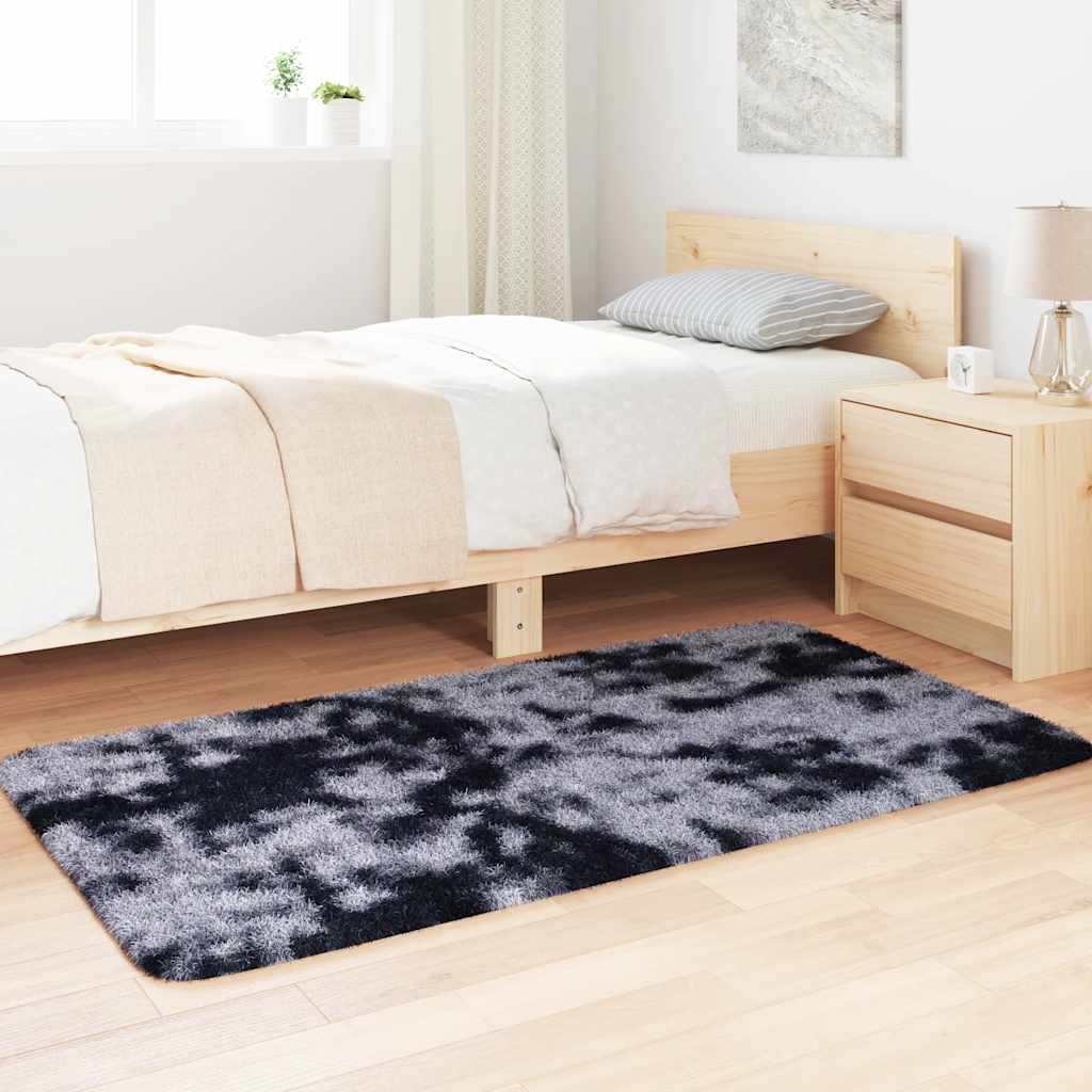 Vidaxx tapis à poils longs navarra 80x150 cm polyester gris foncé