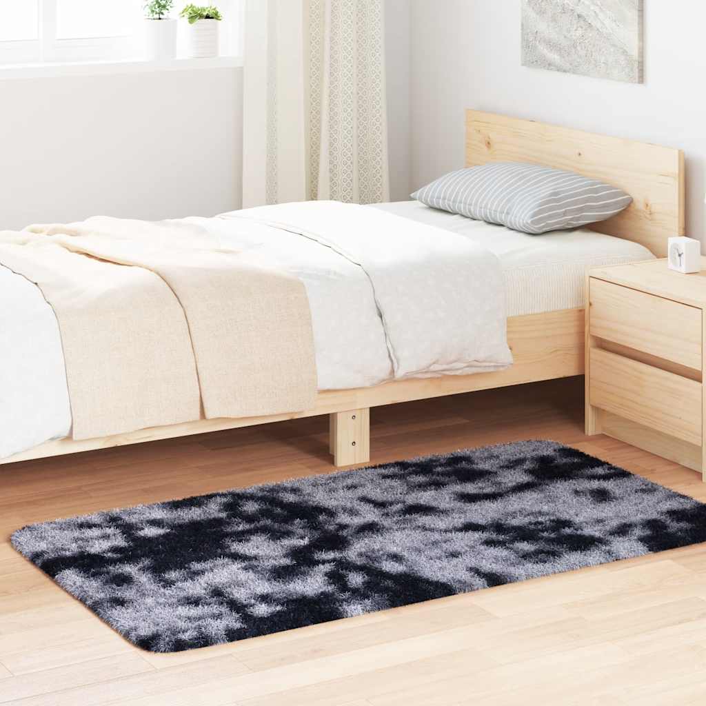 Vidaxx tapis à poils longs navarra 80x150 cm polyester gris foncé