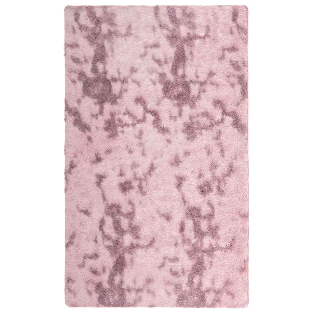 Vidaxx tapis à poils longs navarra 80x150 cm polyester rose poudré
