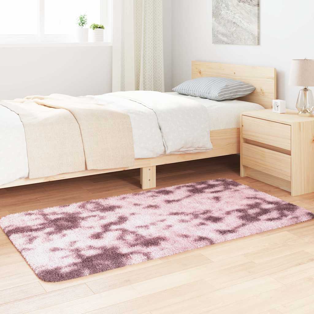 Vidaxx tapis à poils longs navarra 80x150 cm polyester rose poudré
