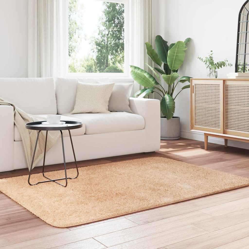 Vidaxx tapis à poils longs navarra 120x170 cm polyester beige