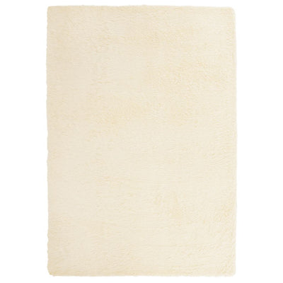Vidaxx tapis à poils longs navarra 120x170 cm polyester couleur crème
