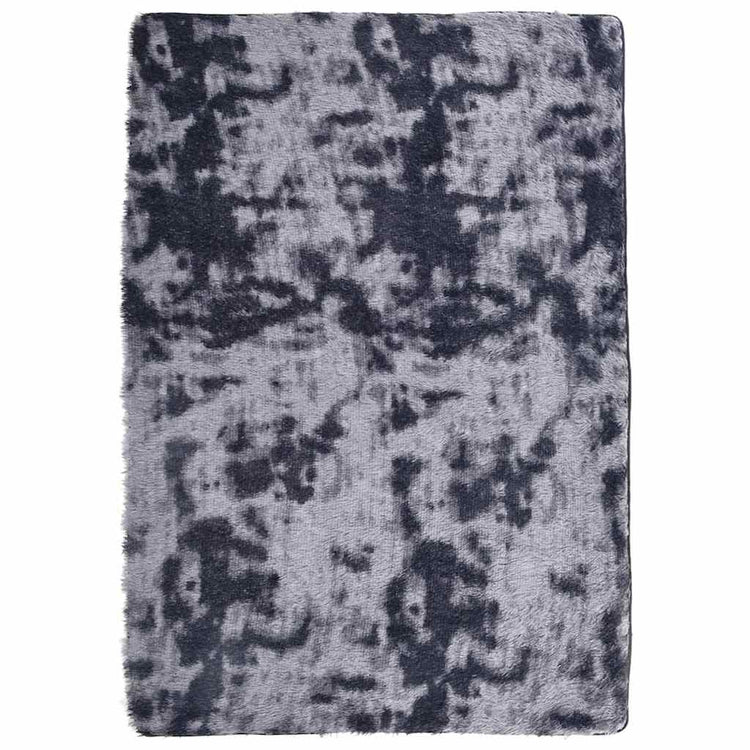 Vidaxx tapis à poils longs navarra 120x170 cm polyester gris foncé