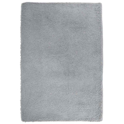 Vidaxx tapis à poils longs navarra 120x170 cm polyester gris clair
