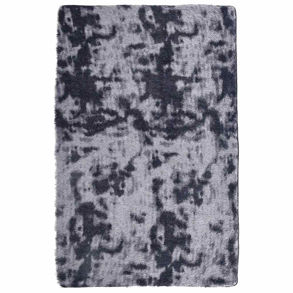 Vidaxx tapis à poils longs navarra 130x200 cm polyester gris foncé