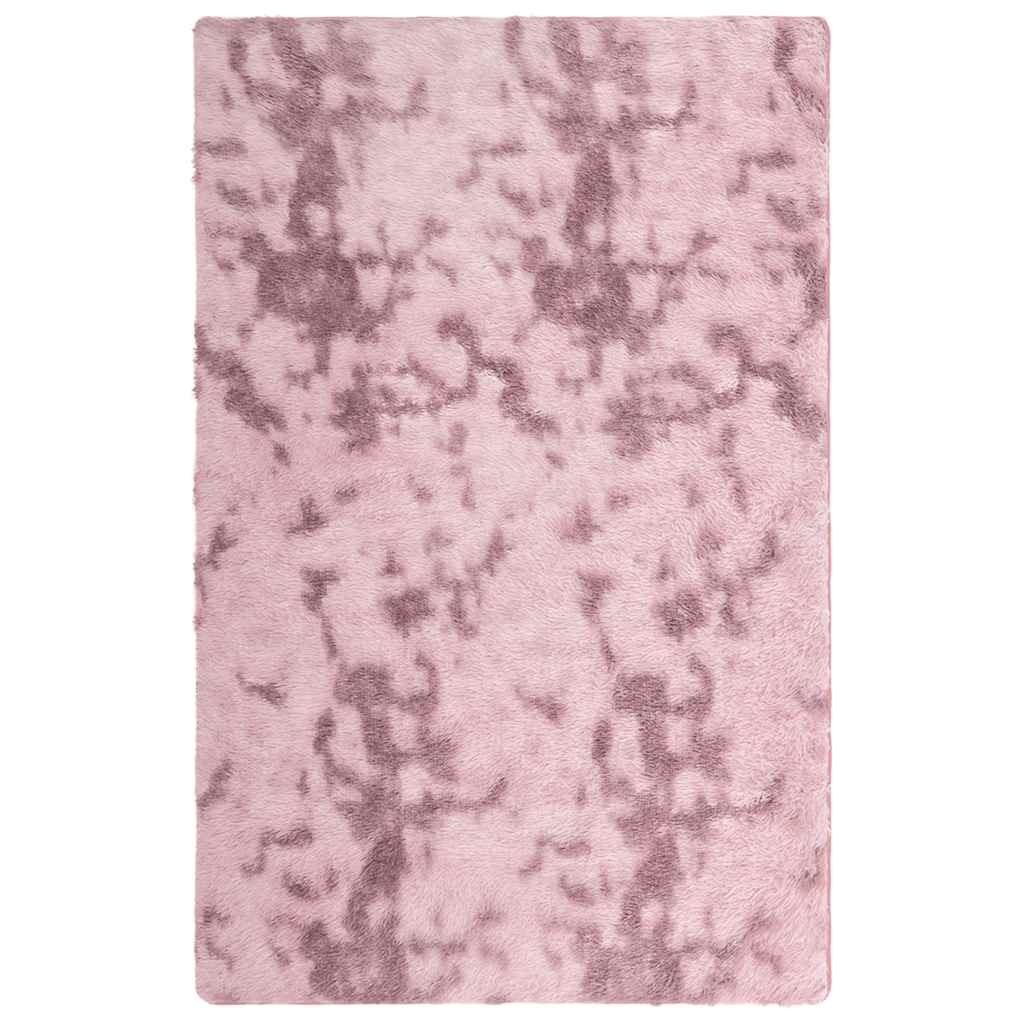 Vidaxx tapis à poils longs navarra 130x200 cm polyester rose poudré