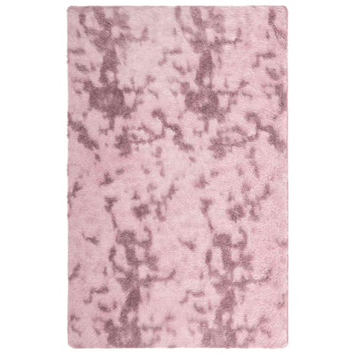 Vidaxx tapis à poils longs navarra 130x200 cm polyester rose poudré