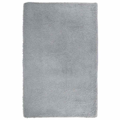 Vidaxx tapis à poils longs navarra 130x200 cm polyester gris clair