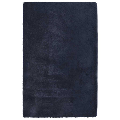 Vidaxx tapis à poils longs navarra 130x200 cm polyester bleu marine