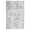 Vidaxx tapis à poils longs navarra 130x200 cm polyester gris argenté