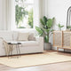 Vidaxx tapis à poils longs navarra 160x230 cm polyester couleur crème