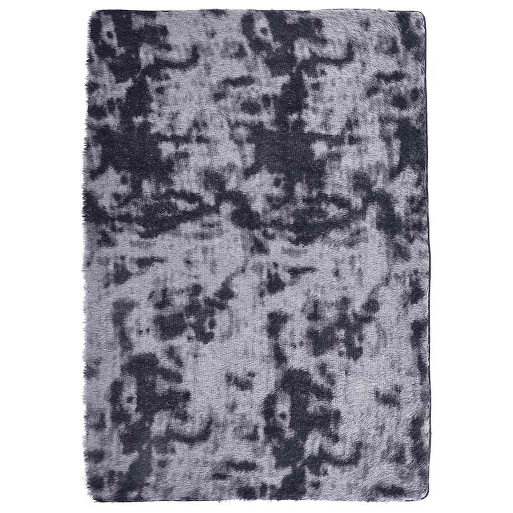 Vidaxx tapis à poils longs navarra 160x230 cm polyester gris foncé