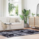 Vidaxx tapis à poils longs navarra 160x230 cm polyester gris foncé