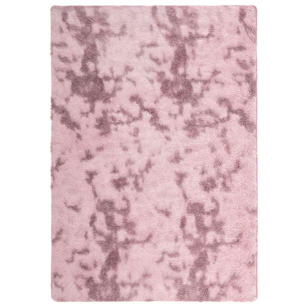 Vidaxx tapis à poils longs navarra 160x230 cm polyester rose poudré