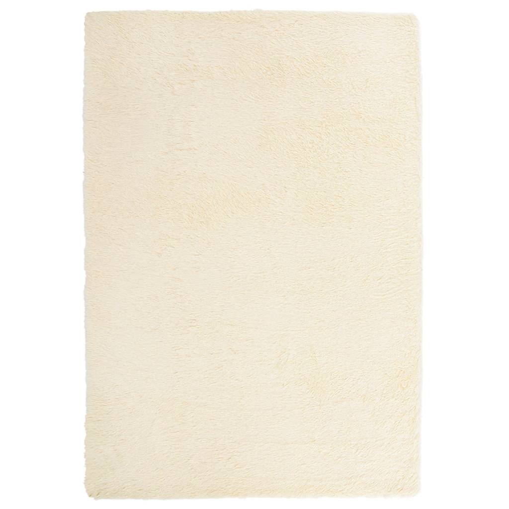 Vidaxx tapis à poils longs navarra 200x290 cm polyester couleur crème