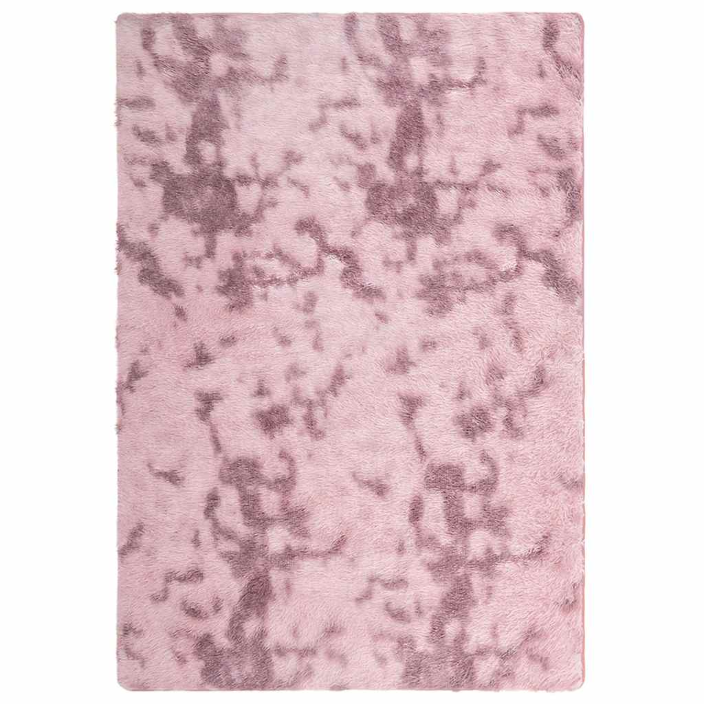 Vidaxx tapis à poils longs navarra 200x290 cm polyester rose poudré