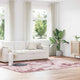 Vidaxx tapis à poils longs navarra 200x290 cm polyester rose poudré