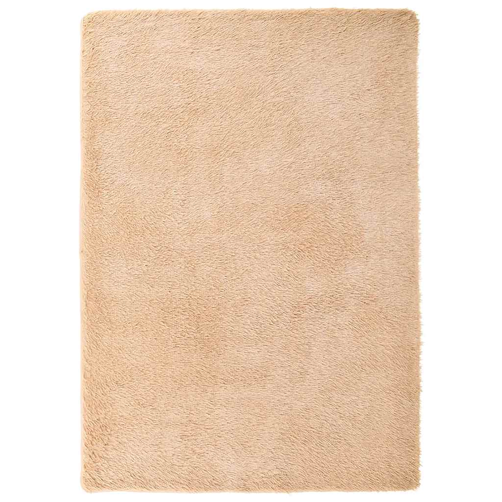 Vidaxx tapis à poils longs navarra 240x340 cm polyester beige