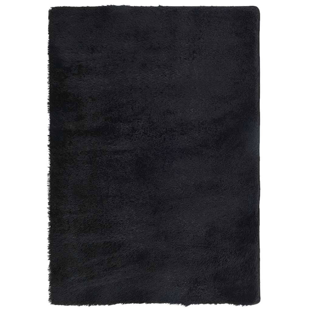 Vidaxx tapis à poils longs navarra 240x340 cm polyester noir