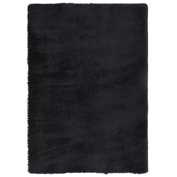 Vidaxx tapis à poils longs navarra 240x340 cm polyester noir